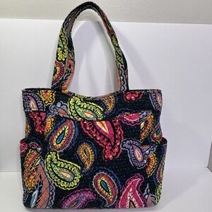 Vera Bradley Glenna Shoulder Bag Twilight Paisley Retired Pattern
